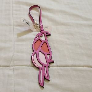 Kate spade parrot key chain